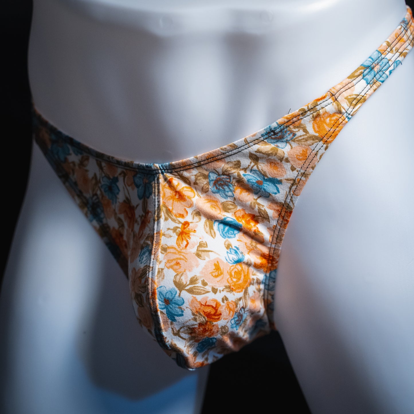 Mens Wallpaper Floral Thong Underwear