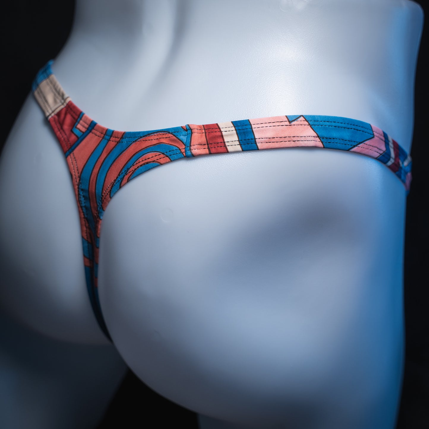 Just Mens Thongs Underwear - Art Deco