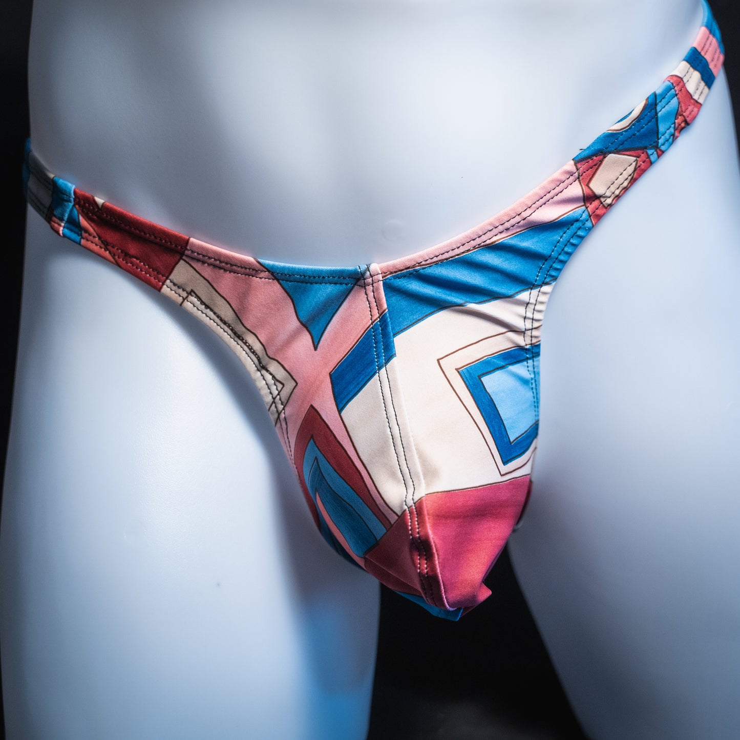 Just Mens Thongs Underwear - Art Deco