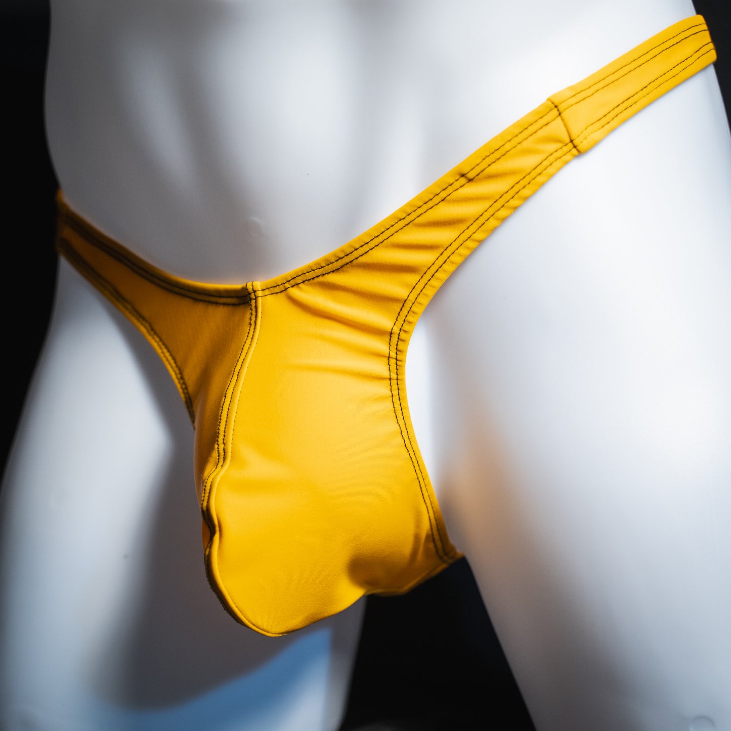 Just Mens Thongs Underwear - Golden Yellow