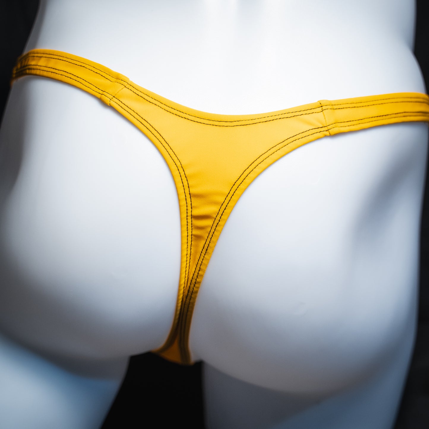 Just Mens Thongs Underwear - Golden Yellow