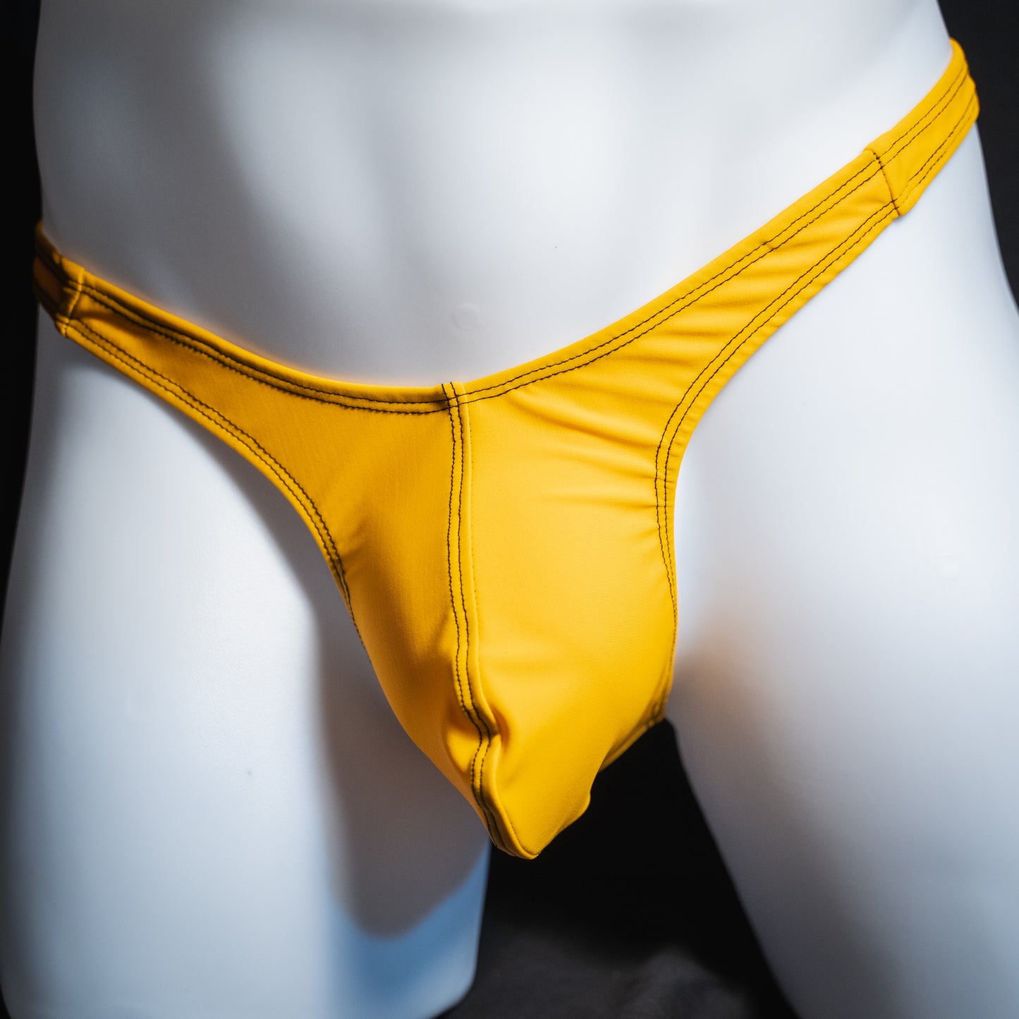 Just Mens Thongs Underwear - Golden Yellow