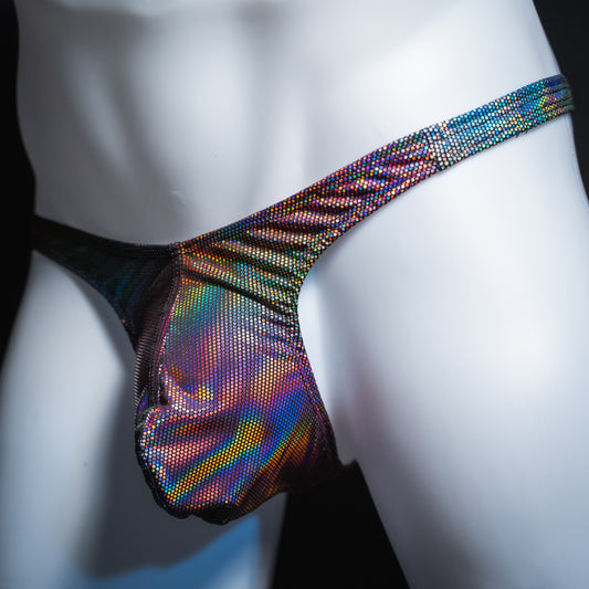 Just Mens Thongs Underwear - Metallic Sparkle